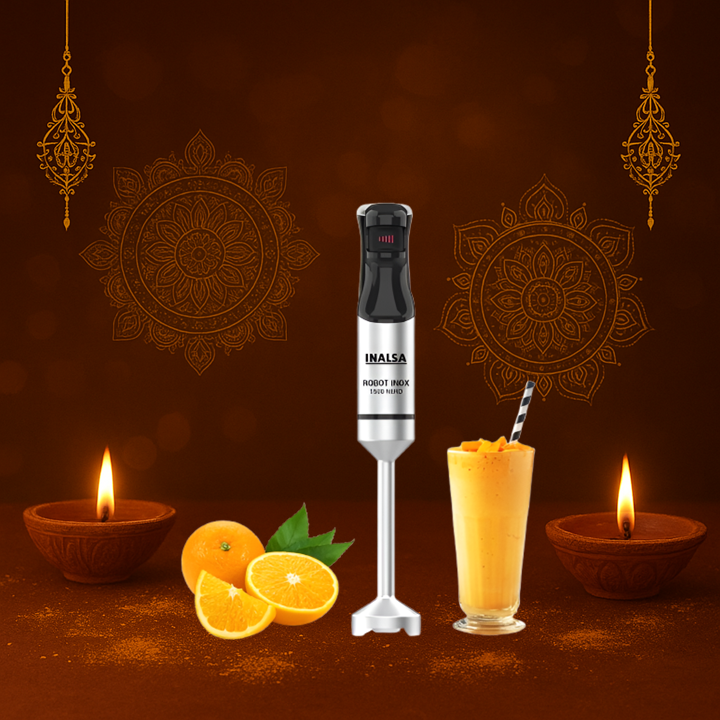 Inalsa Hand Blender Robot Inox Nero 1500W Uphar Dil Se Corporate Gifting