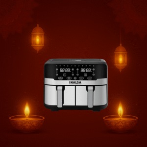 Inalsa Air Fryer Nutri Fry Dual Zone 10 L / 2100W Uphar Dil Se Corporate Gifting