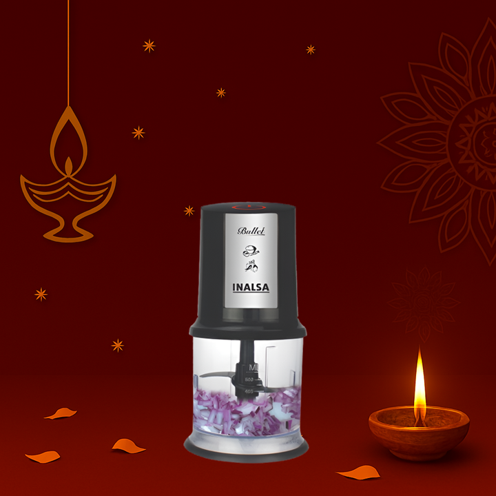 Inalsa Mini Chopper Jiff Black Bullet 400W Uphar Dil Se Corporate Gifting