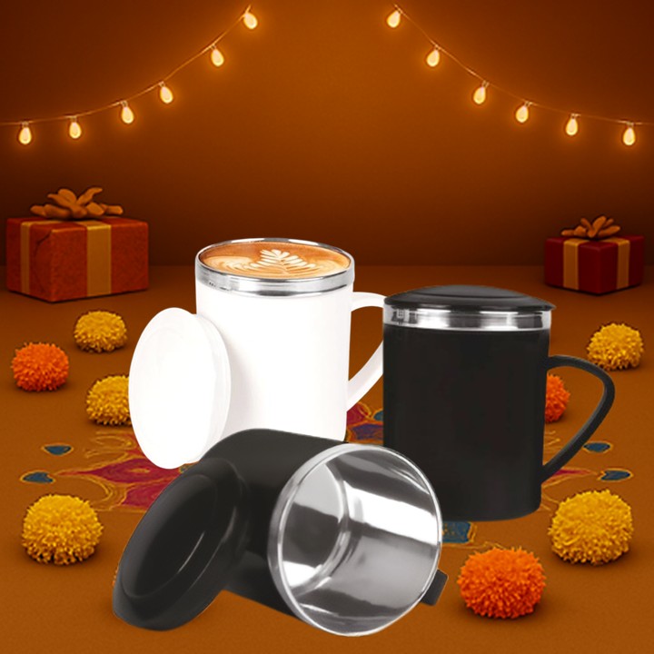 Mini Mug with convex lid SS inside