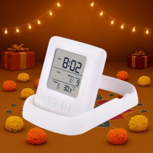 TempTracker Fold- Table Clock with Calendar