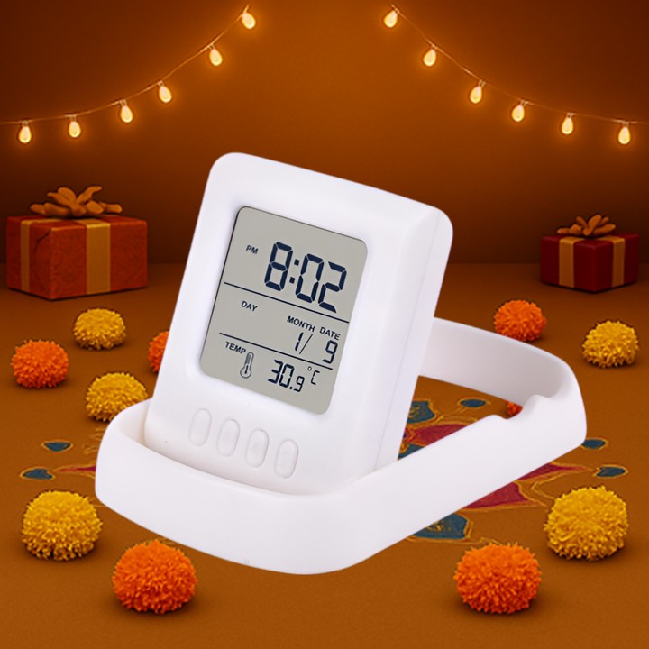 TempTracker Fold- Table Clock with Calendar