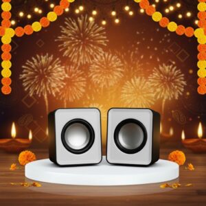 Laptop Speakers with volume control 6W (Set of 2)