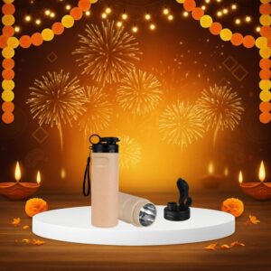 Rice husk Insulated Eco SS bottle - 500 ml