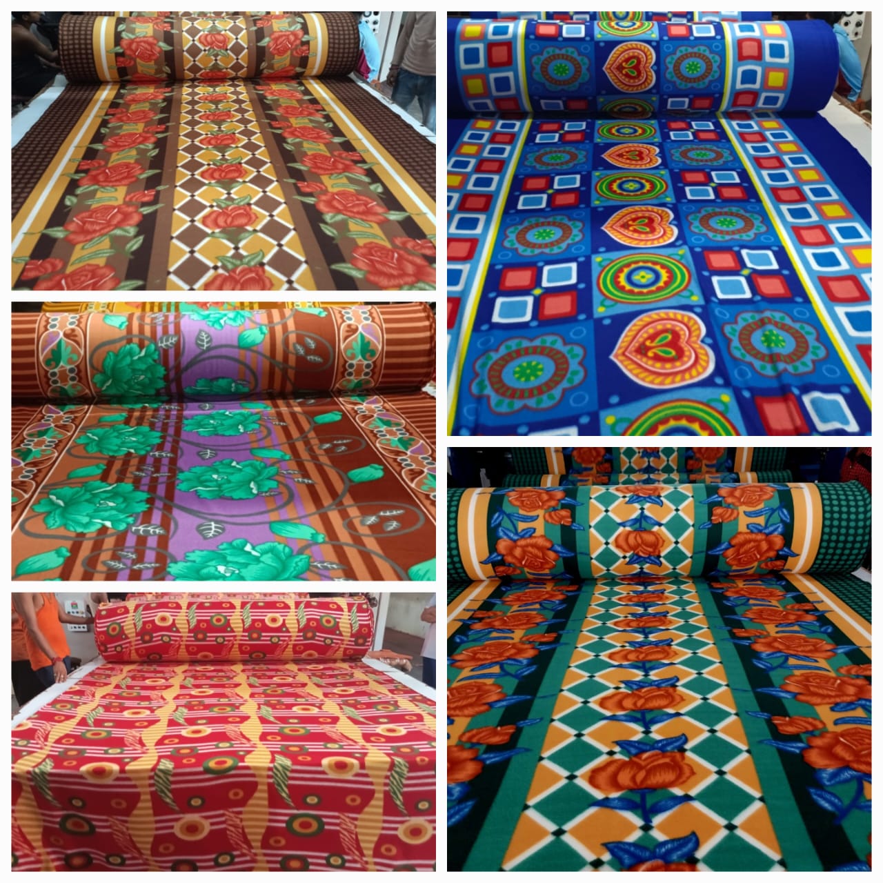 Polar Blanket: size 90" x 90" approx (w/o cover)